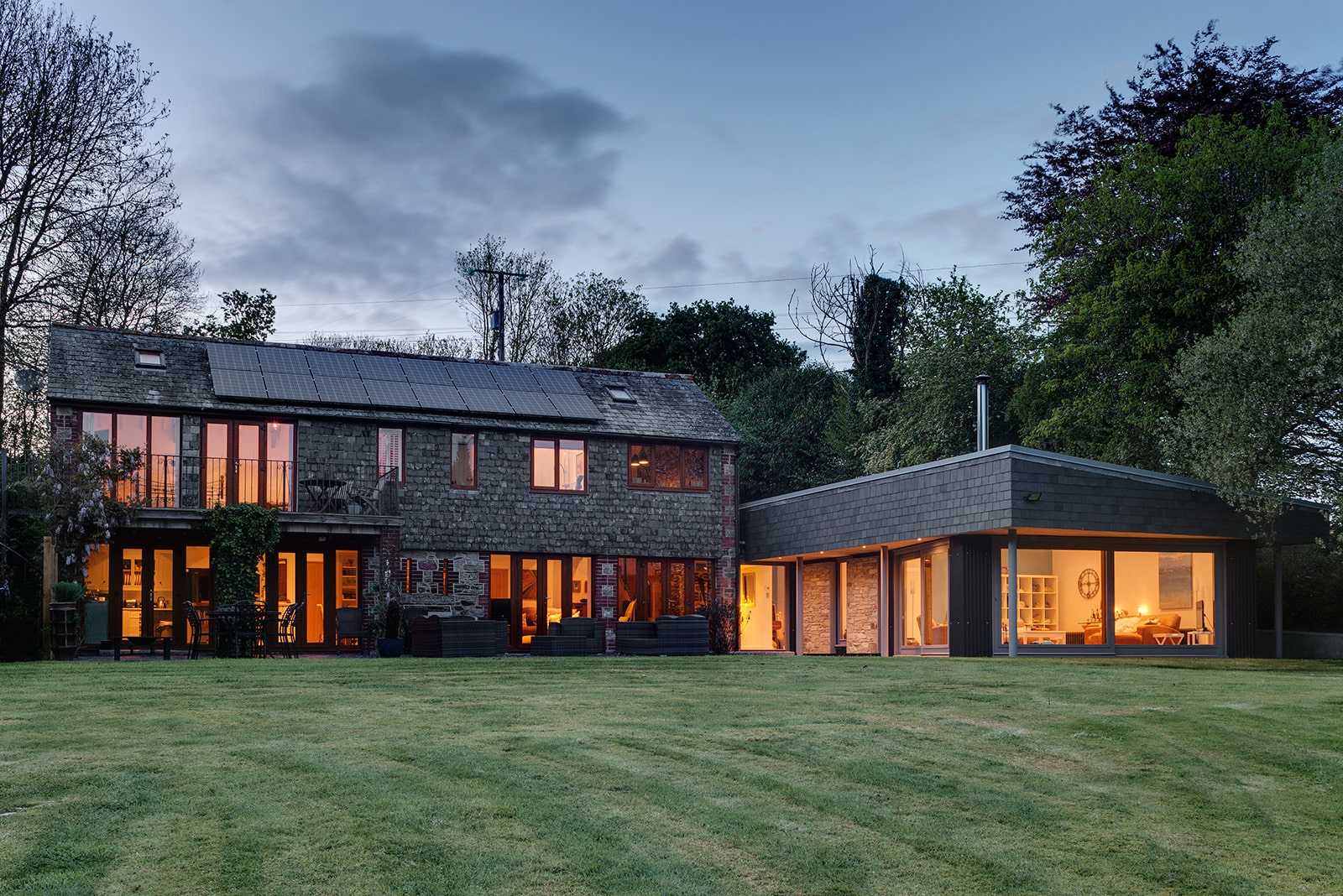 Old barn and contemporary extension